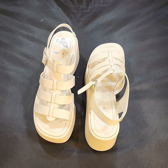 BRAND NEW SODA KARBIE-S WEDGE OPEN TOE MULTI-STRAP PLATFORM SANDALS G1 - Picture 4 of 16